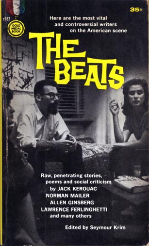 [Book cover: The Beats by Seymour Krim (1922-1989). Site author's copy.]