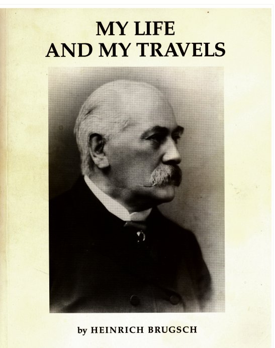 [photograph: Book cover image of Heinrich Brugsch.