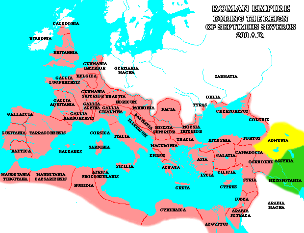 [The
Mediterranean in 200 AD]