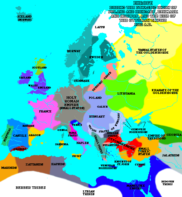[Western Europe in 1382]