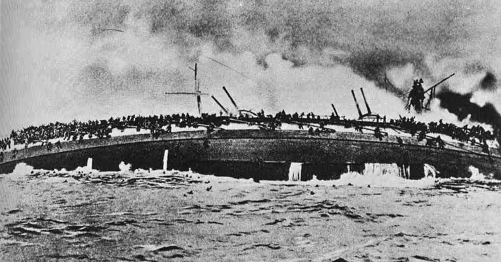 [image: sinking of the SMS Blcher]